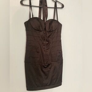 Womens black Bebe dress size medium